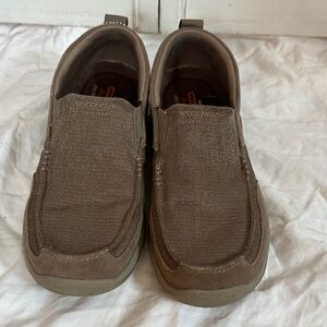 Men's Brown Slip-On Shoes